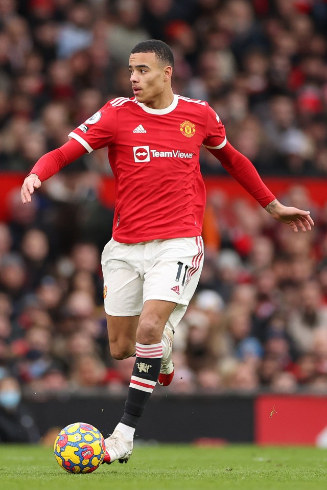 Greenwood in action for United in his last game at Old Trafford on January 22 last year