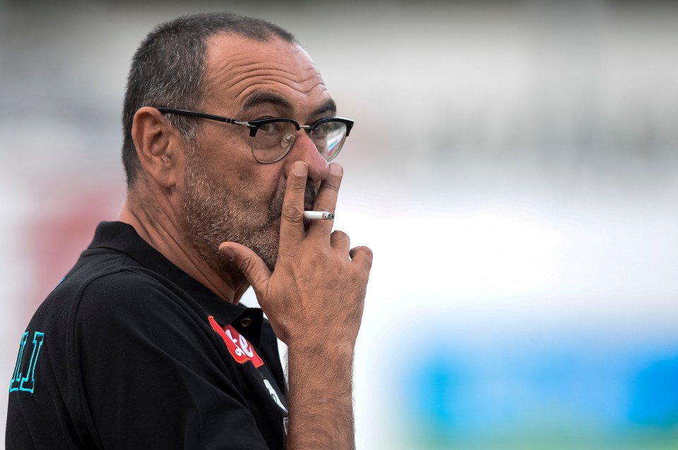 Napoli even had a designated smoking area while Sarri was boss