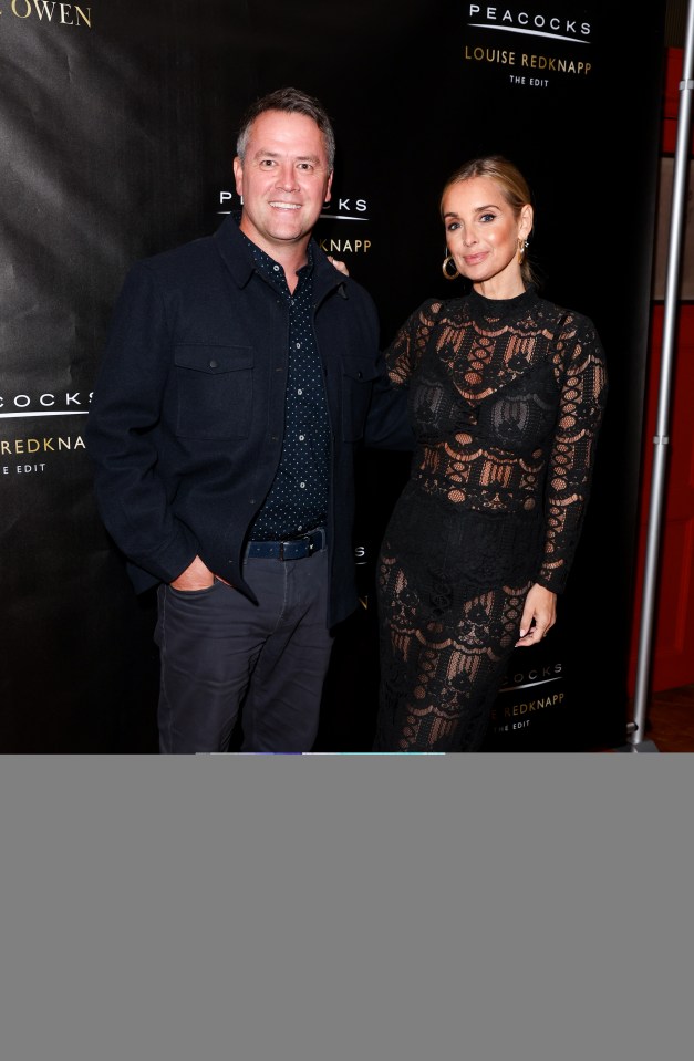 Louise Redknapp posed with Michael Owen as they attended the same event