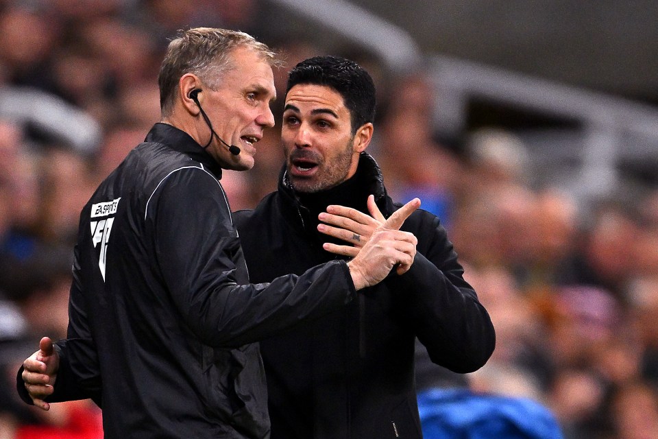 Arteta was criticised for his comments after Arsenal’s 1-0 defeat to Newcastle