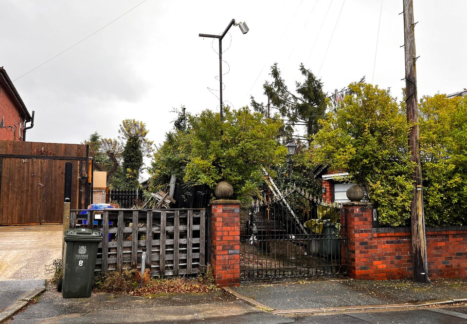 The gate was erected, blocking a public alleyway, four years ago