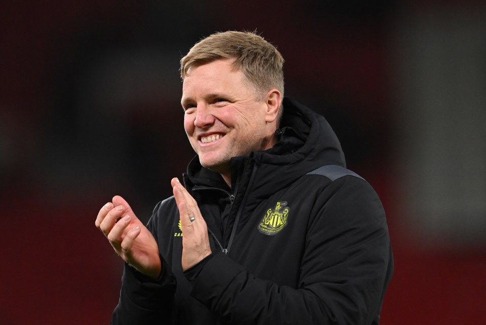 Eddie Howe was rated a smiling assassin after what many fans thought was a dig at Man Utd for their Carabao Cup crushing