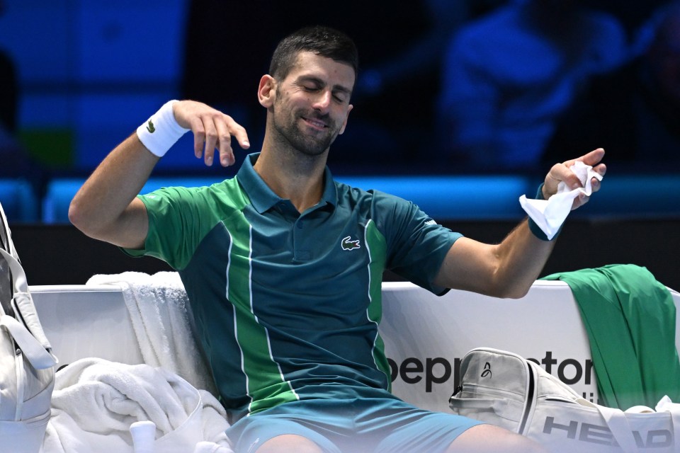 Novak Djokovic relished the hostile atmosphere by conducting the boos