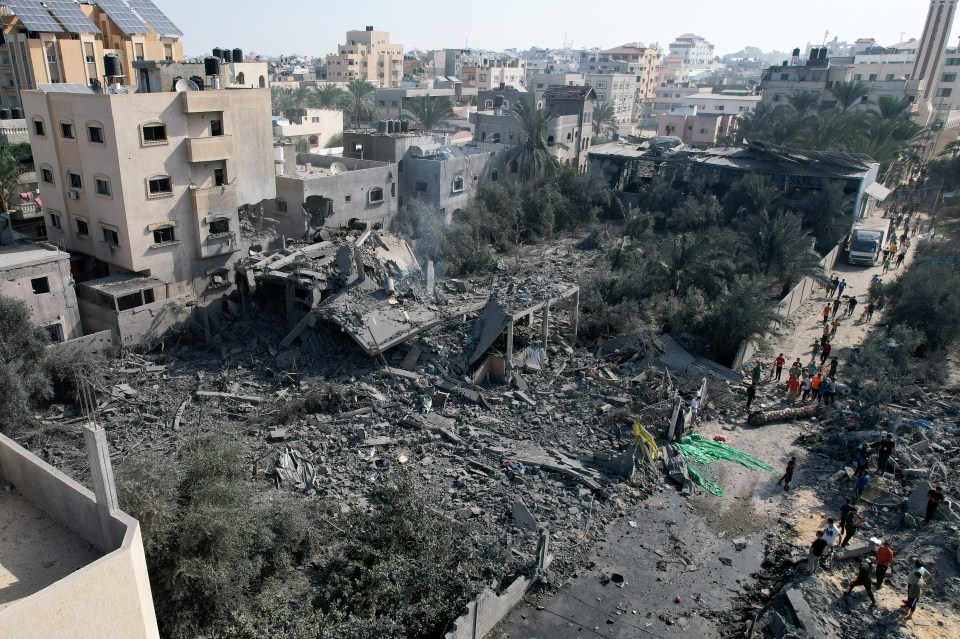 Much of Gaza is rubble after strikes