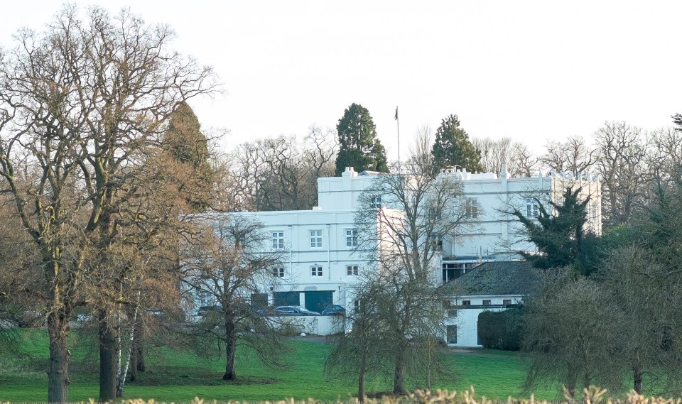 As the girls grew, they upgraded to the Royal Lodge on the Windsor estate