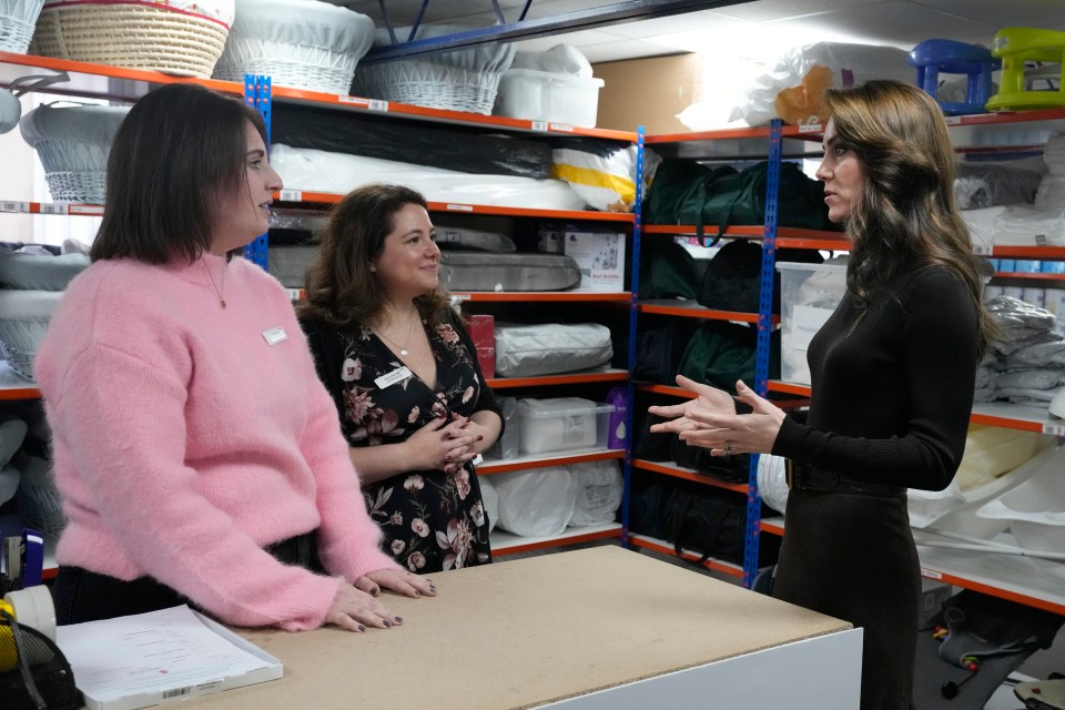 The Princess of Wales visited a baby bank in Barnet