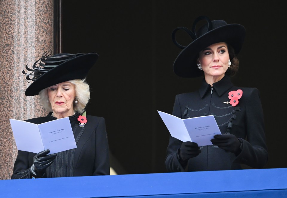 Judi said the two women looked like a 'strong team' as they watched the ceremony