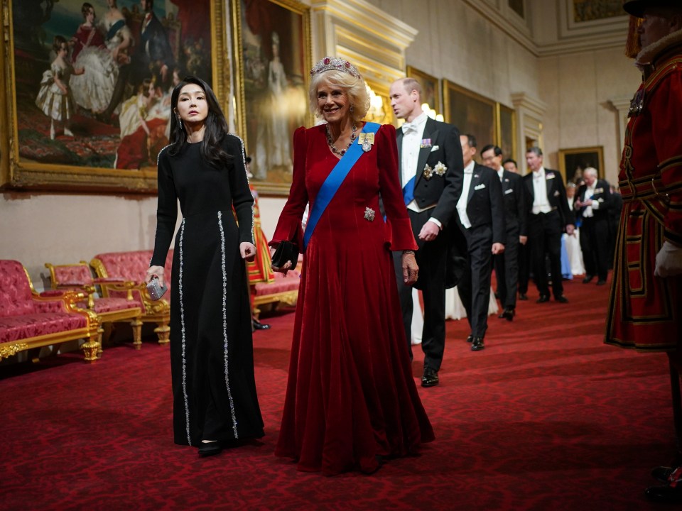 Queen Camilla and South Korea’s First Lady