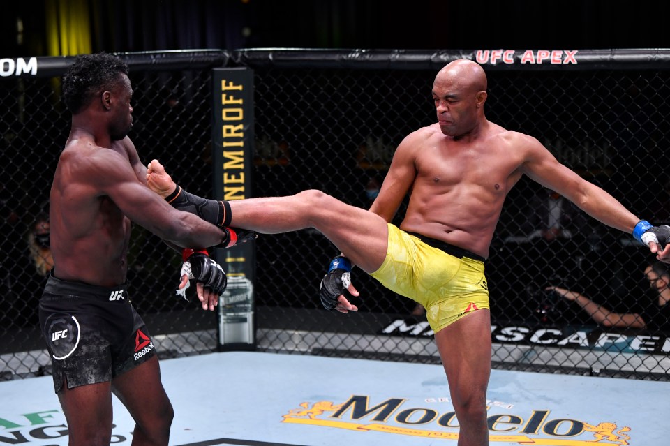 Anderson Silva left the UFC in 2020