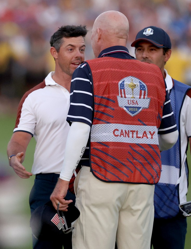 Rory McIlroy has a bust-up with caddie Joe LaCava