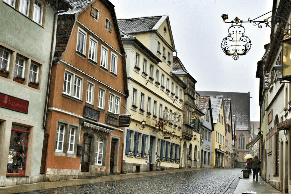 Rothenburg’s cobbled streets draw in tourists from all over