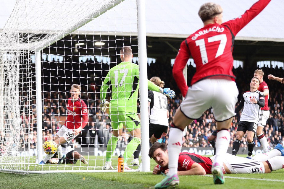 Maguire was offside as Scott McTominay's opener was ruled out