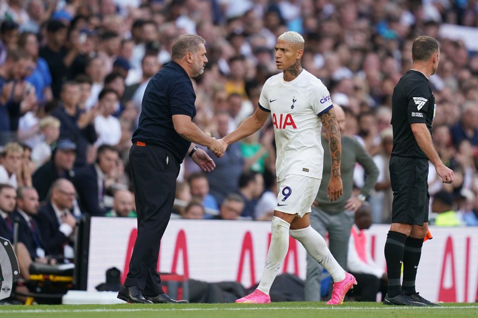 Richarlison is the latest star to be sidelined for Tottenham boss Ange Postecoglou