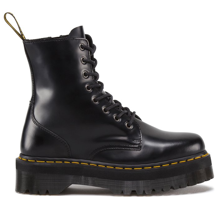 Dr Martens’ iconic yellow-stitch boots, first made in the UK in 1960, have since been adopted by punks, grungers, and modern pop stars