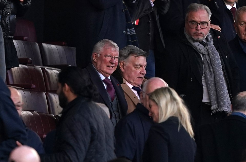 He appeared to be Fergie’s guest of honour