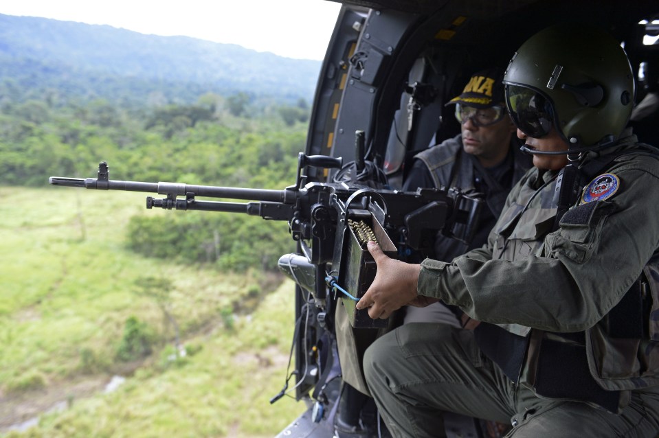 Colombian authorities believe the lair of the kidnapping gang is located in the inhospitable jungle terrain of the Perija Mountains near the Venezuelan border