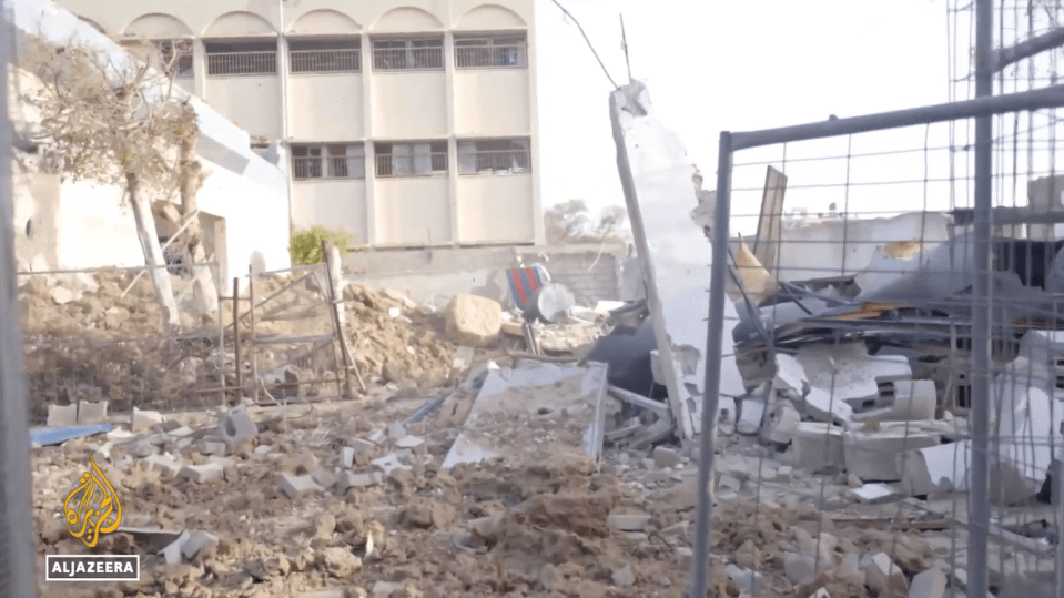 The Gaza Zoo was reduced to rubble after being hit by airstrikes