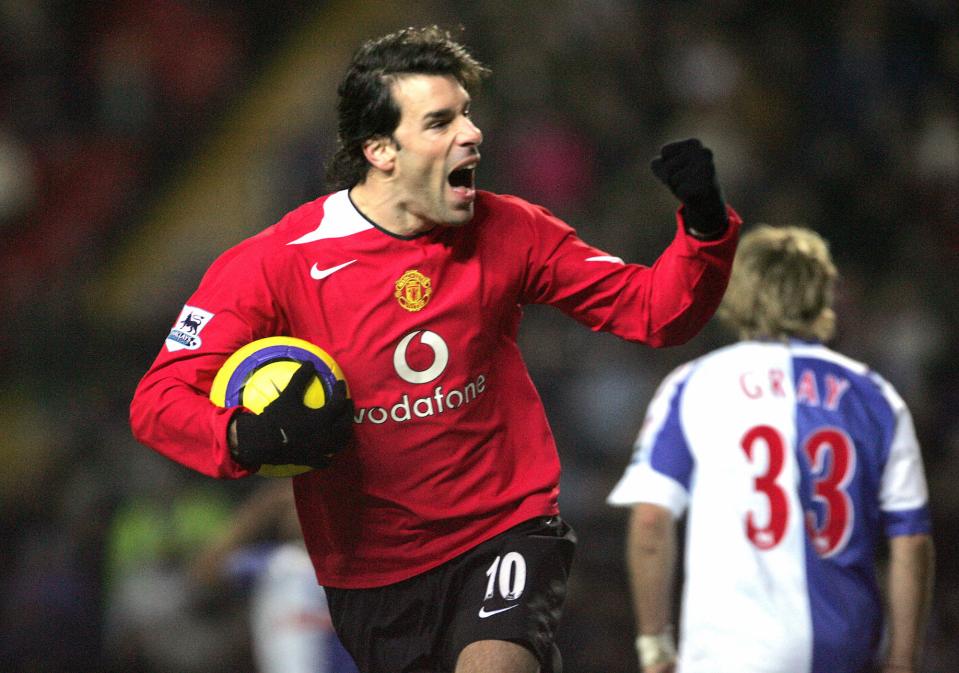 Man Utd legend Ruud van Nistelrooy was one of his former team-mates