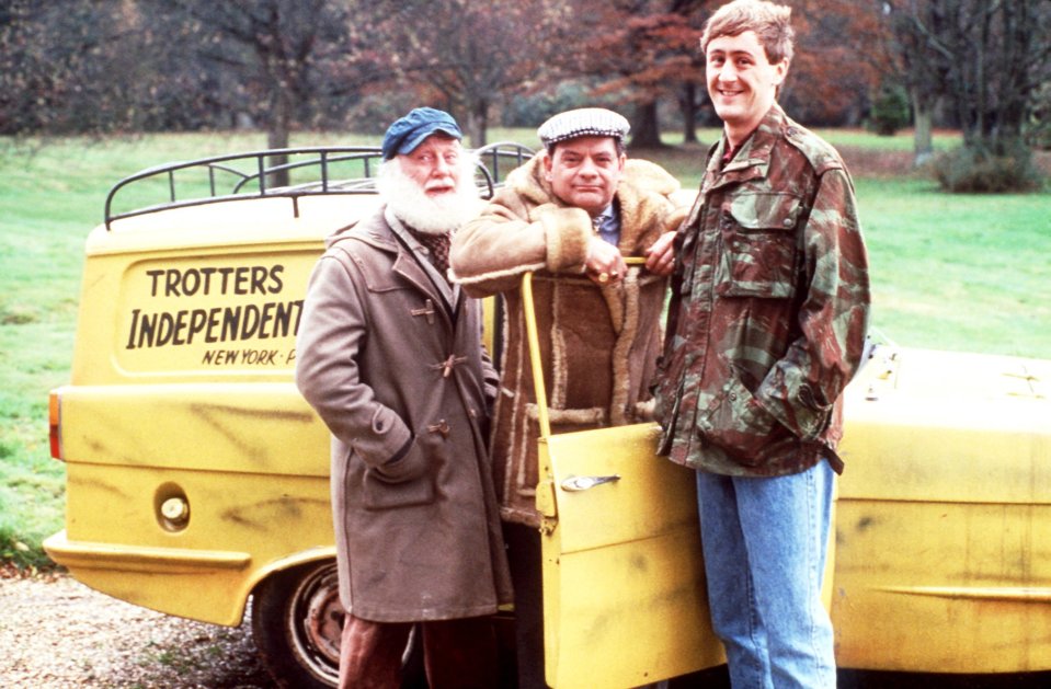 The iconic van featured on the Del Boy classic show