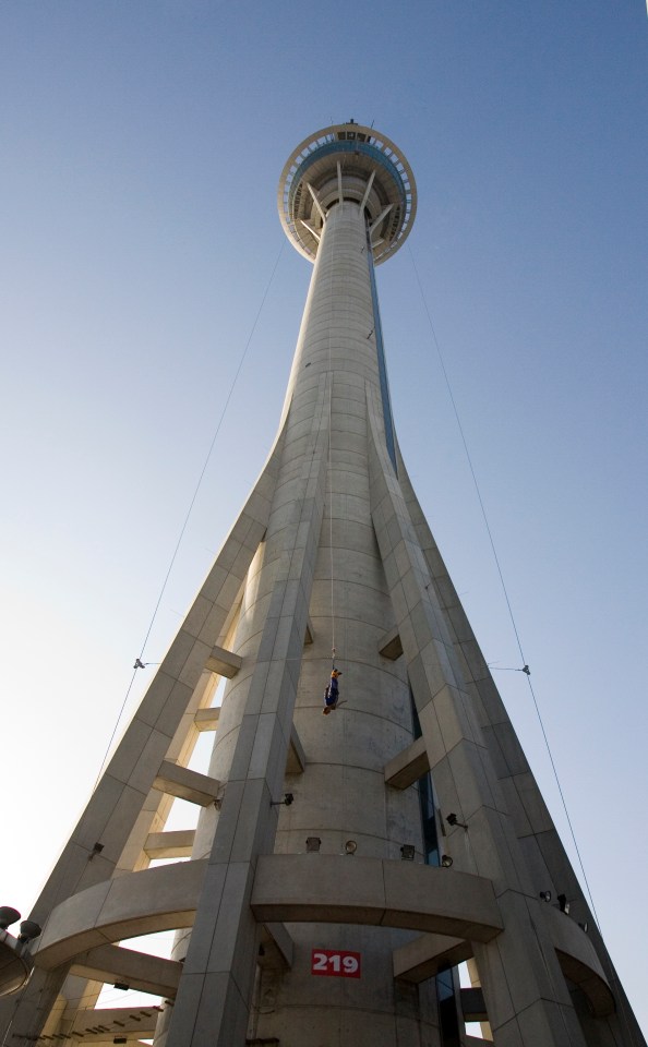 The bungee jump is operated by Skypark by AJ Hackett and has been in operation for more than 30 years