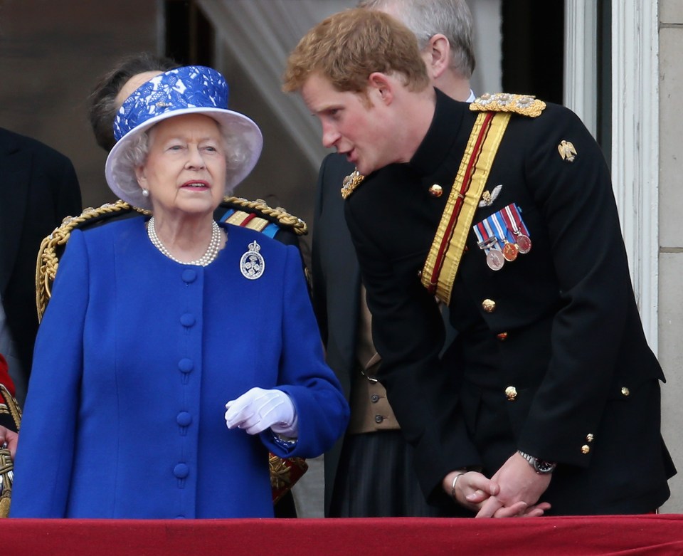 Prince Harry reportedly "ripped down a picture of the Queen" in a wild party