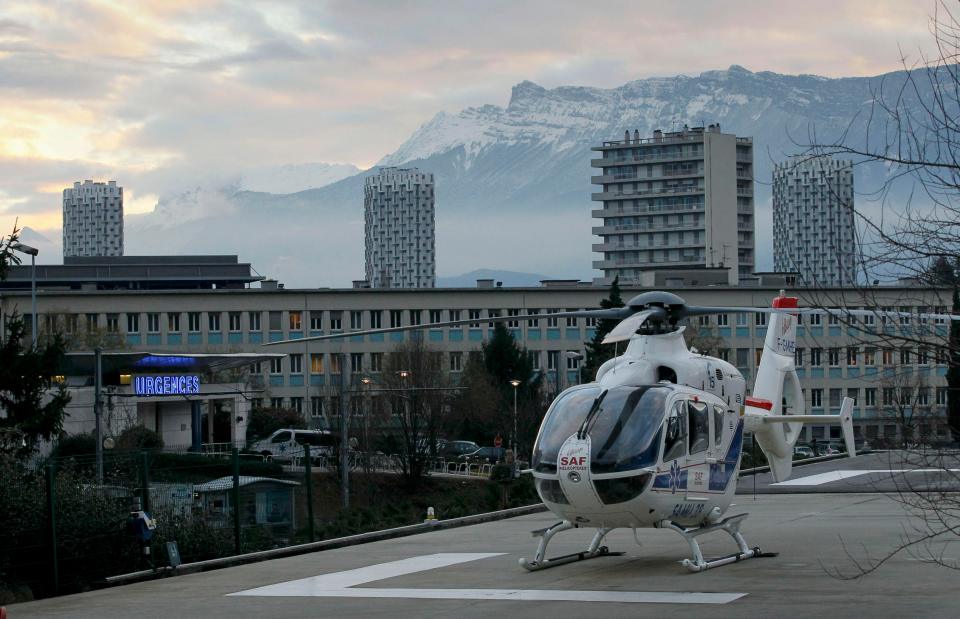 The F1 icon was airlifted to a specialised hospital in Grenoble and taken straight to intensive care for life saving treatment