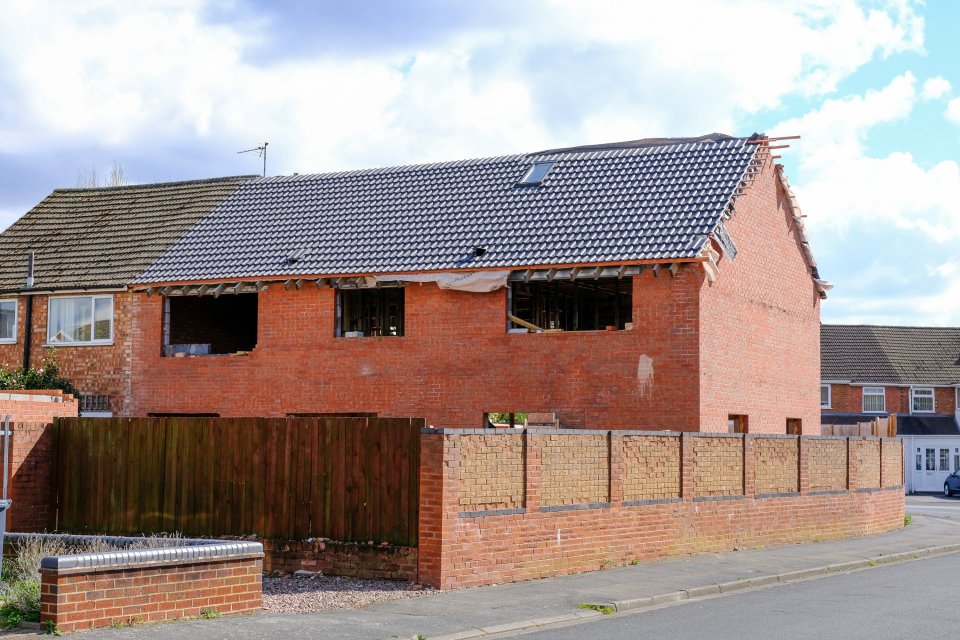 The home on Sandringham Ave in Walsall