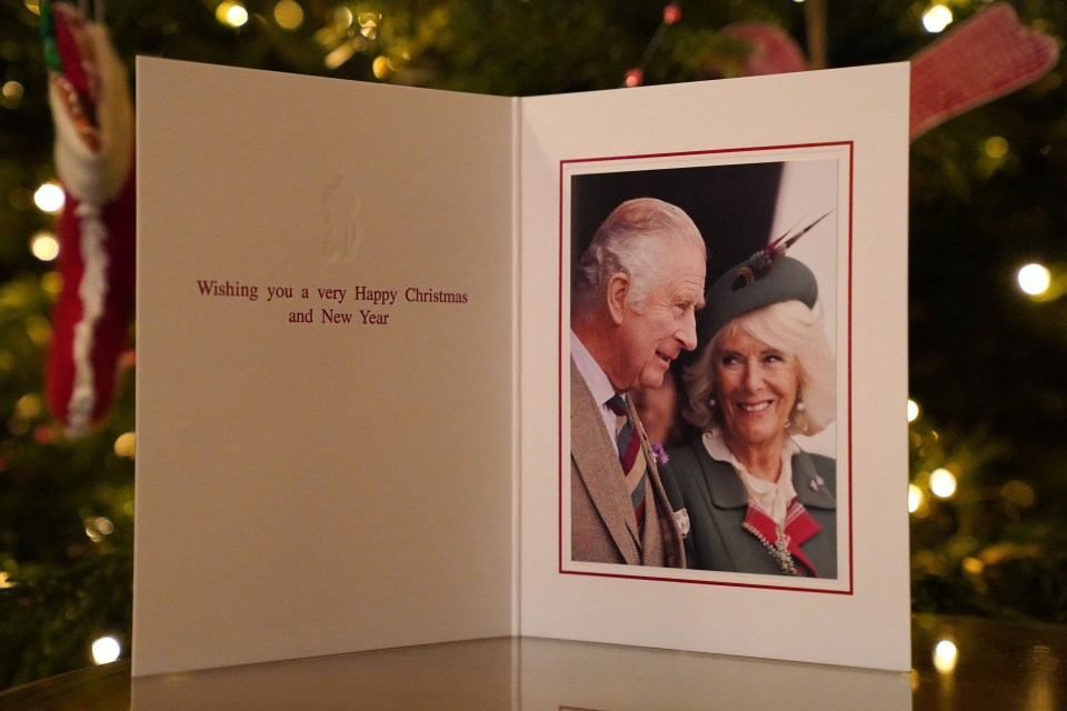 Charles and Camilla’s first Christmas card as King and Queen