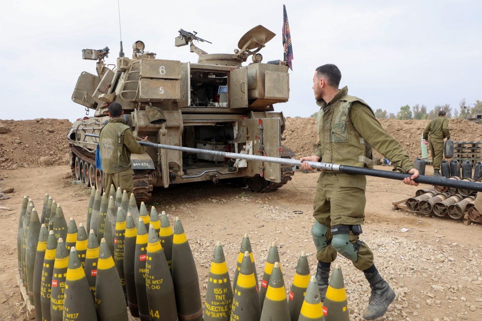 The IDF says 100,000 shells have been fired since the start of the war