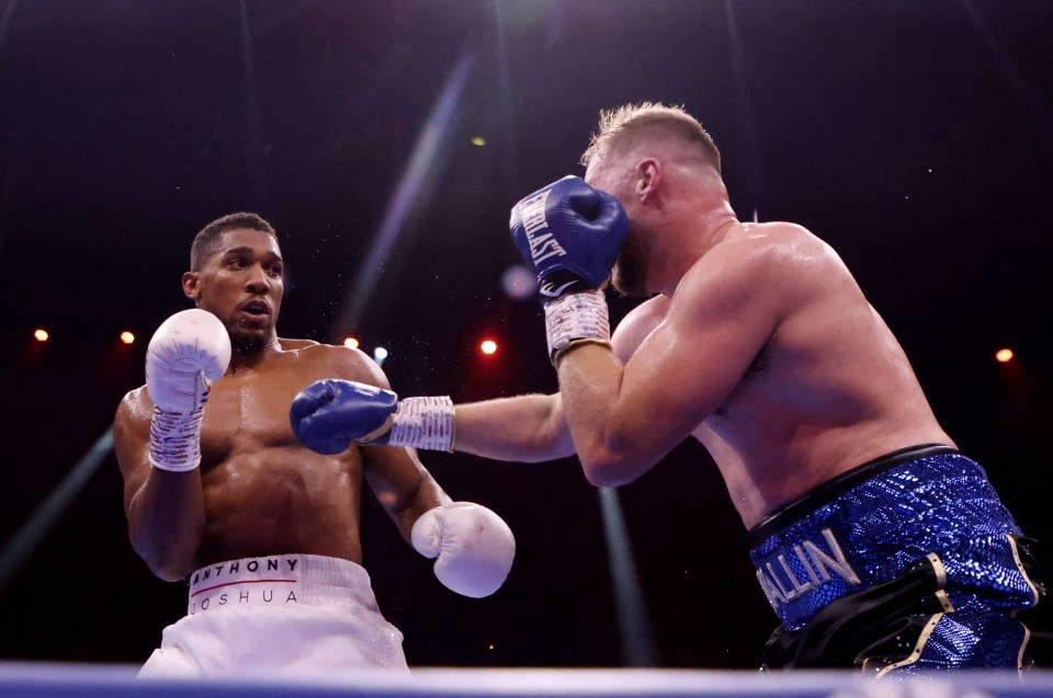 Anthony Joshua faced Otto Wallin in Saudi Arabia on December 23, 2023, winning in five rounds