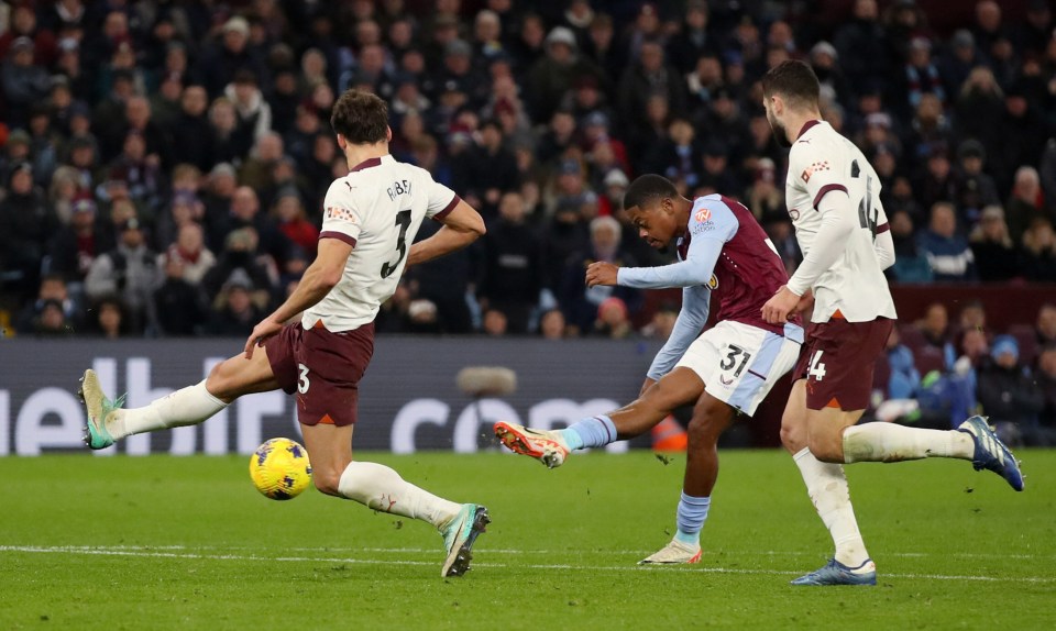 Leon Bailey's deflected second-half strike sealed a famous victory for the Villans