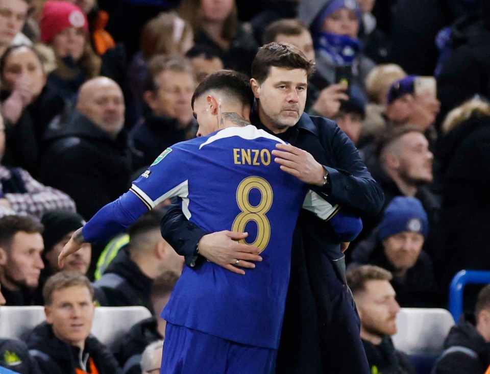 Enzo Fernandez was subbed off injured after 32 minutes versus Newcastle