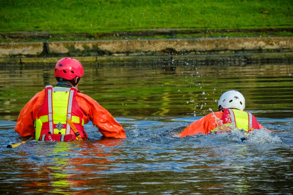 Emergency services scour the River Wensum