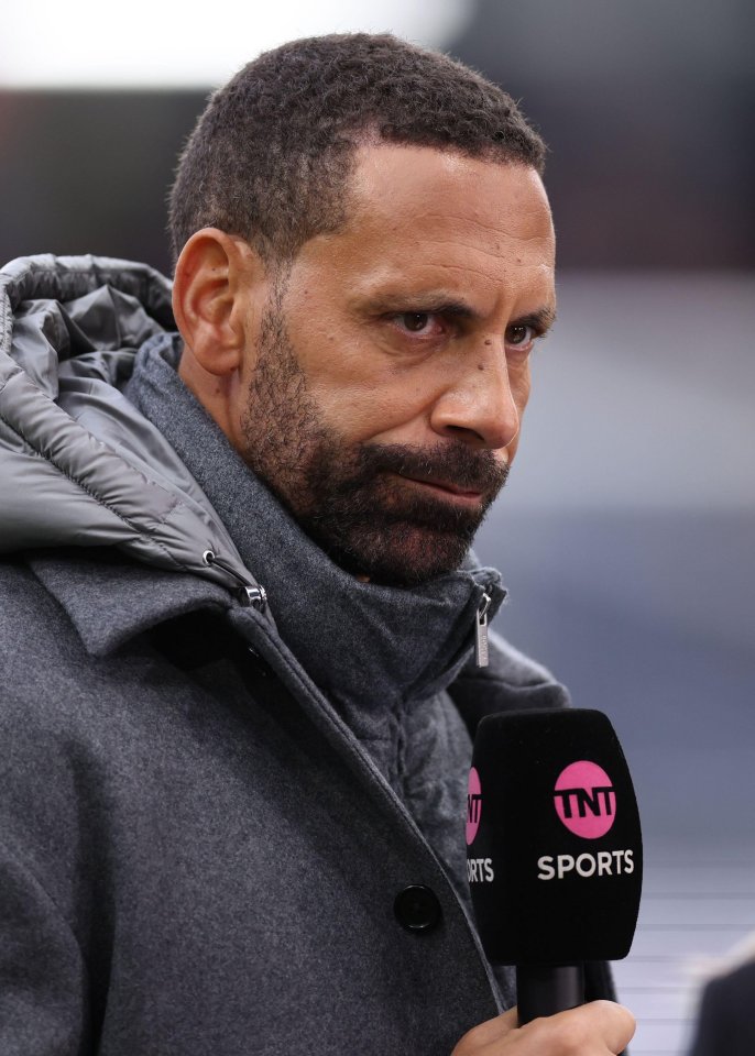 Rio Ferdinand was involved in an awkward row live on TNT Sports