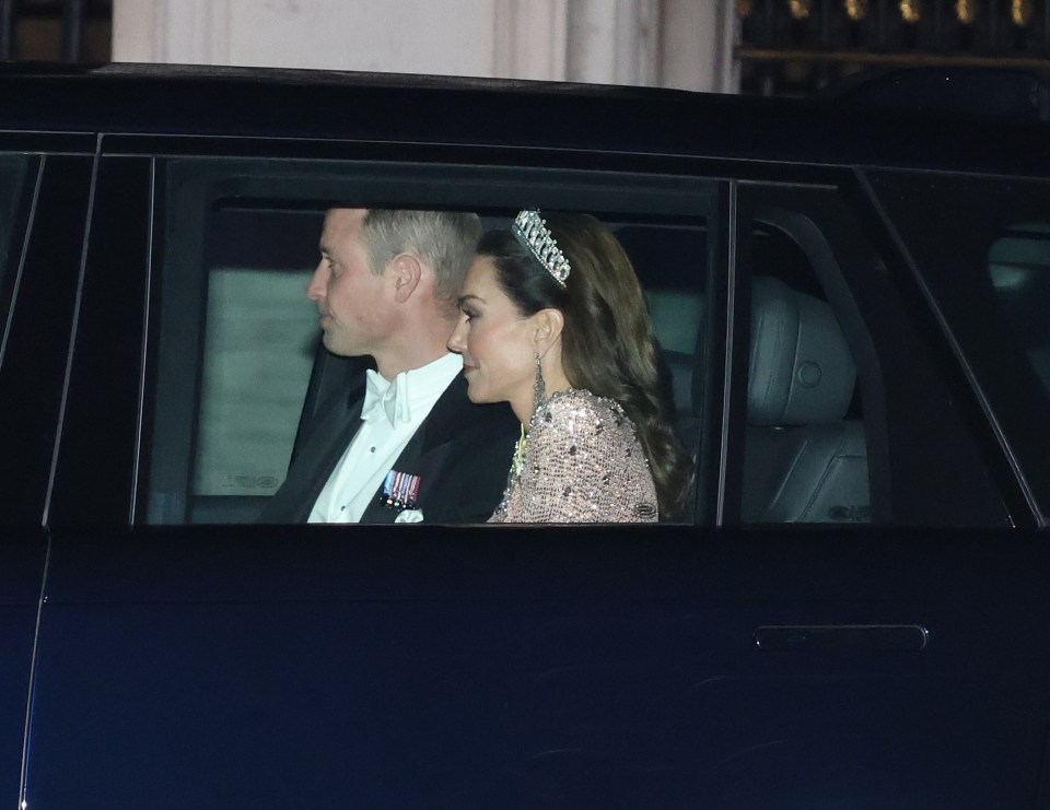 William and Kate arrive at Buckingham Palace