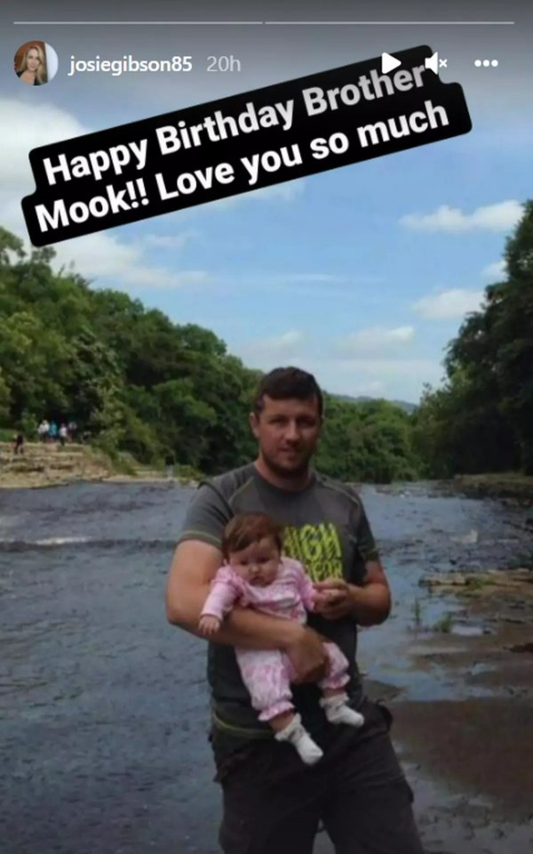 Josie paid tribute to ‘Mook’ in a recent birthday post