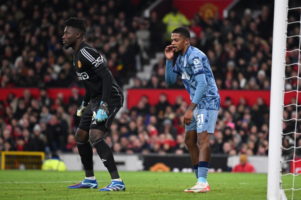 Leon Bailey appeared to distract Andre Onana