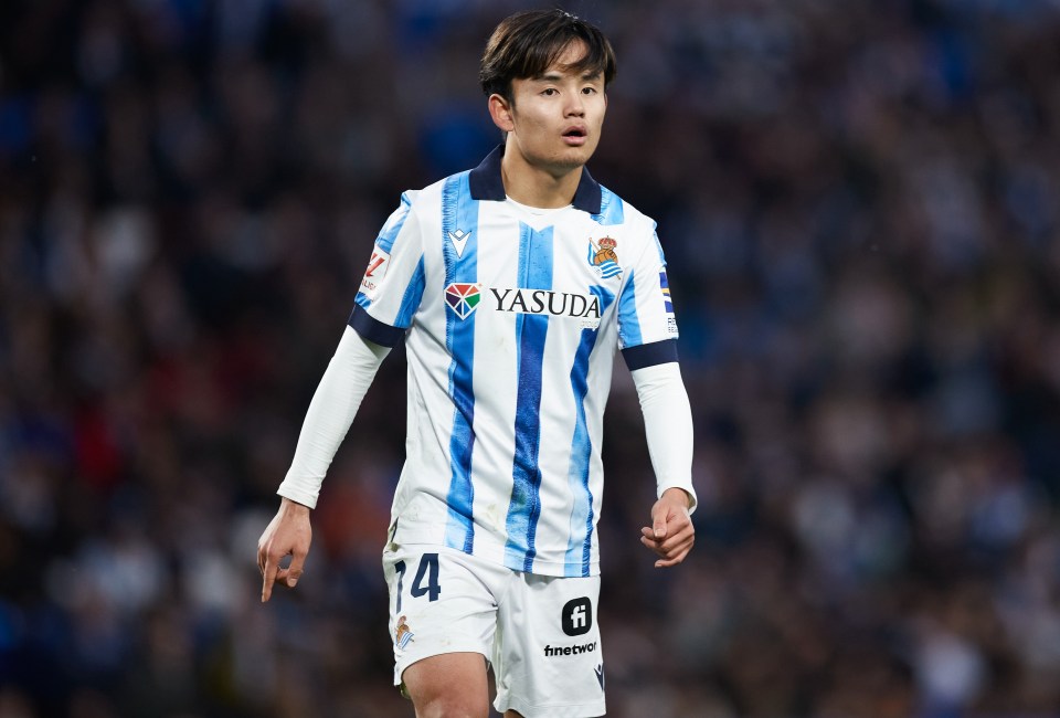 Takefusa Kubo is being linked with a move to Manchester United