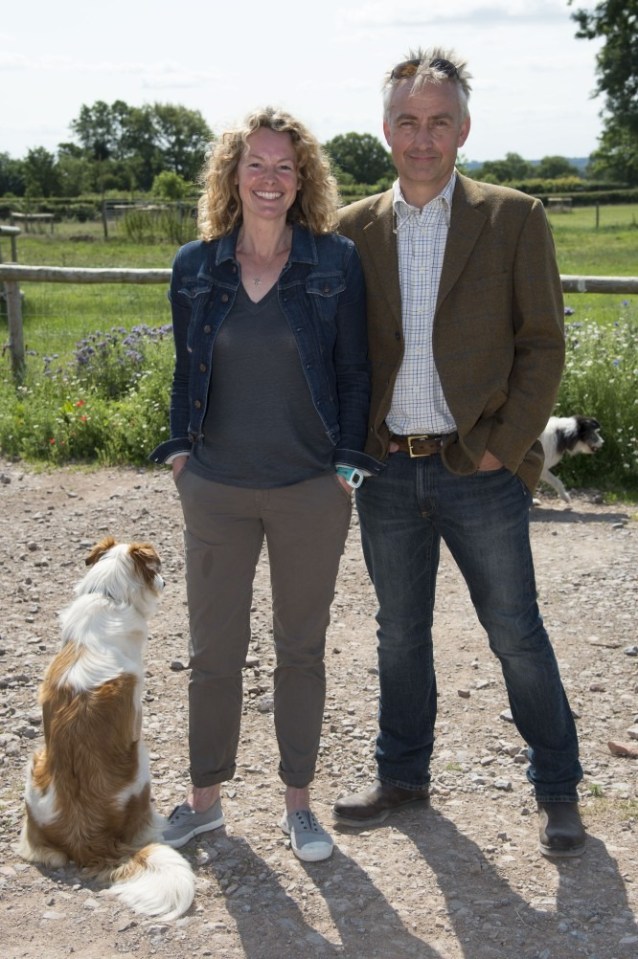 Mandatory Credit: Photo by Tim Rooke/Shutterstock (4899903l) Kate Humble and Ludo Graham Prince Charles and Camilla Duchess of Cornwall annual summer visit to Wales, Britain - 09 Jul 2015 The Prince of Wales and The Duchess of Cornwall will tour 'Humble by Nature', a working organic farm run by broadcaster Kate Humble, including the animal sheds, the farm shop and the cafe, Upper Meend Farm, Penallt, Nr Monmouth