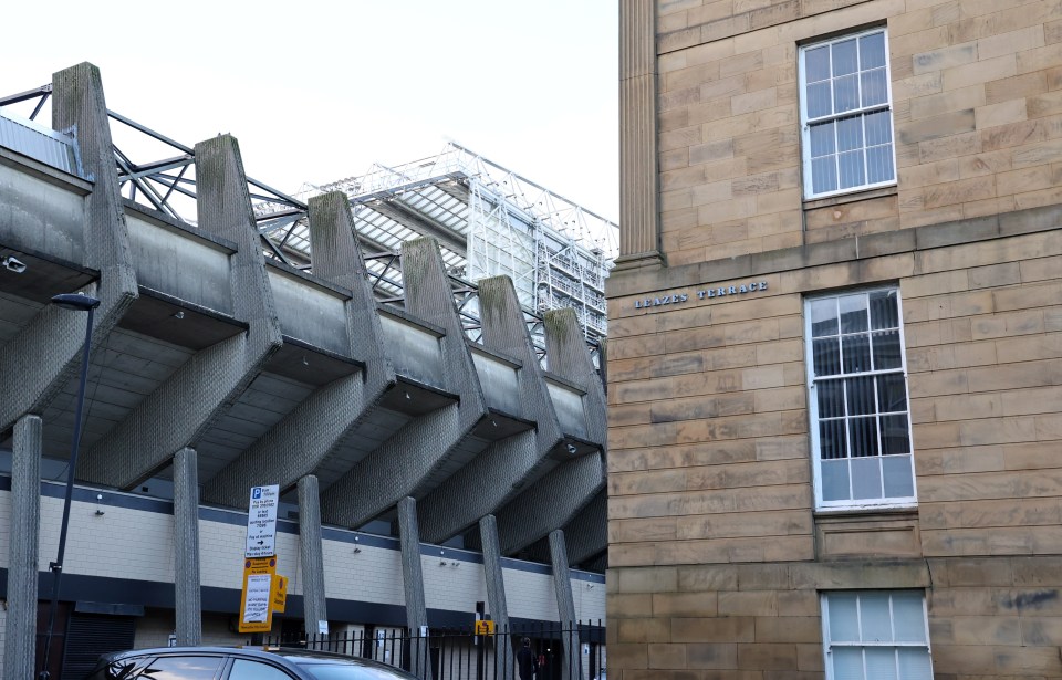 Leazes Terrace is a Grade-I listed building