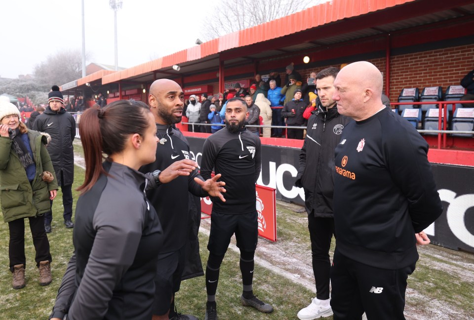 The referee called the game off just six minutes before kick-off