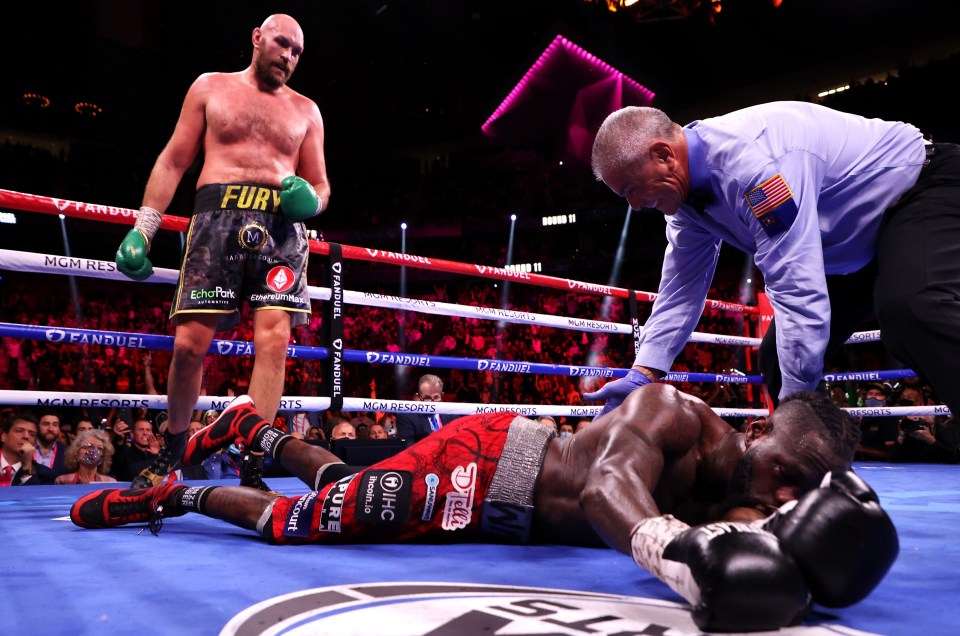 Fury twice stopped Deontay Wilder