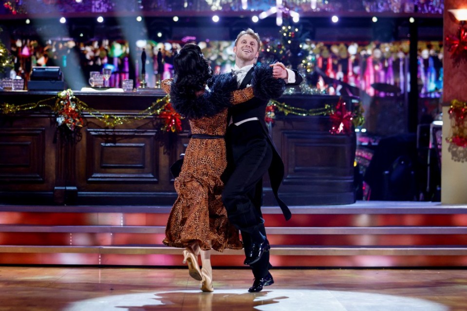 Nancy and Jamie lifted The Christmas Glitterball