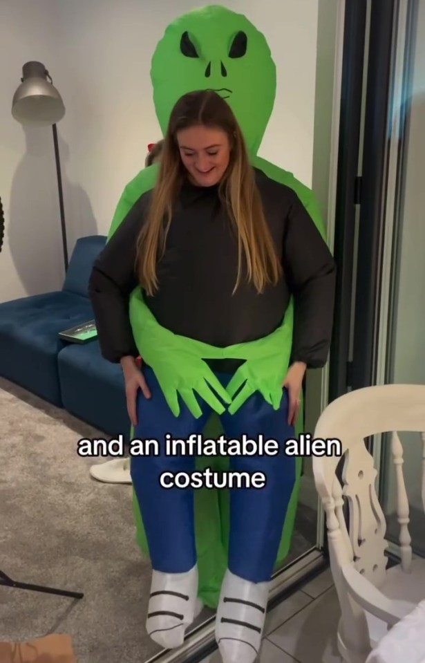 And a hilarious inflatable alien costume