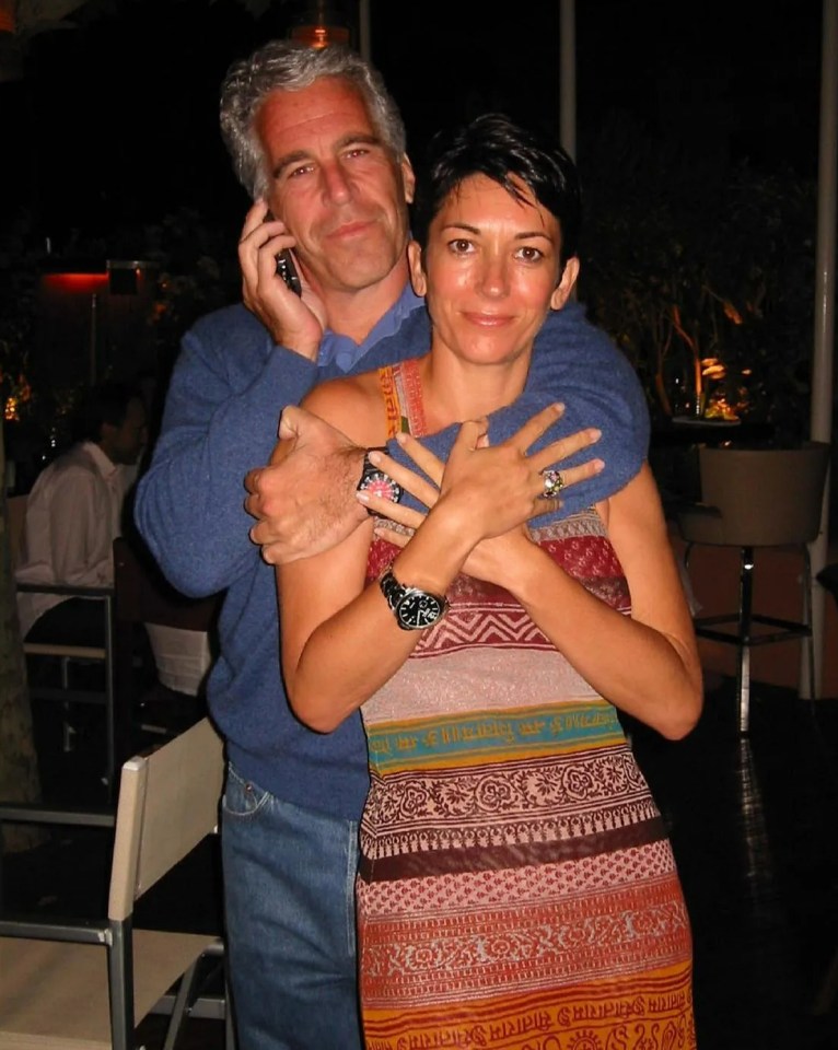 Ghislaine Maxwell with Jeffrey Epstein