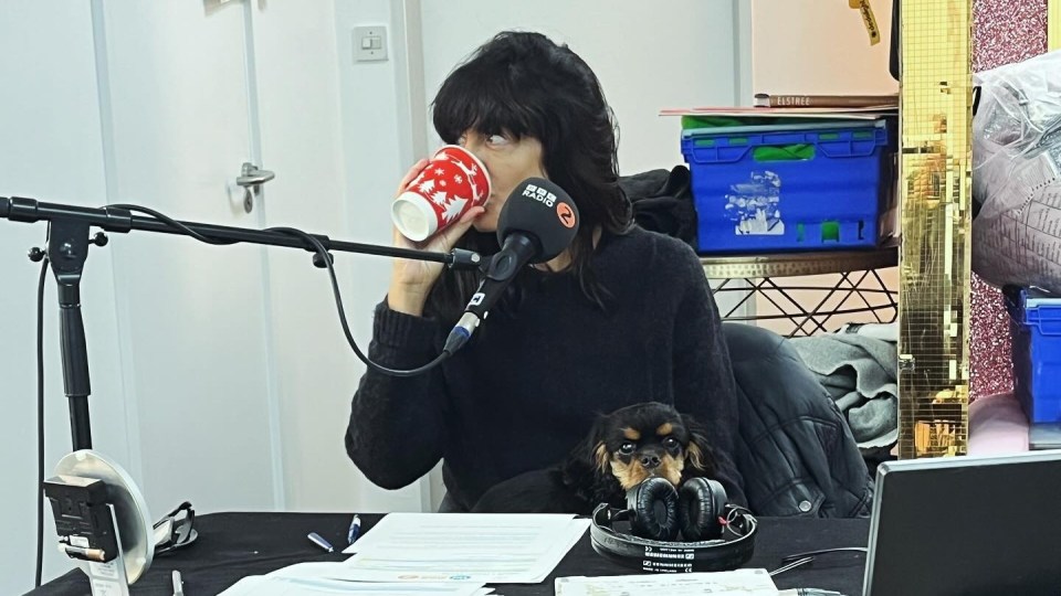 Claudia Winkleman has found a lovable new companion to follow her around