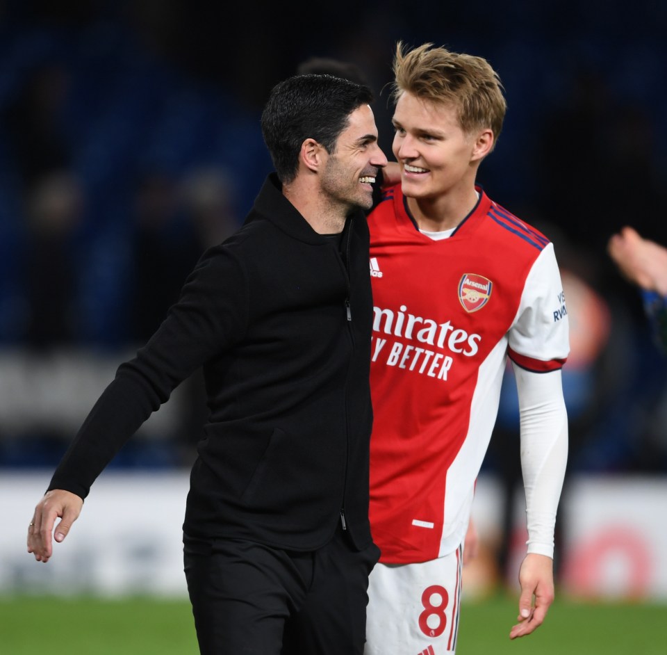 Arsenal manager Mikel Arteta has hinted at a position change for captain Martin Odegaard