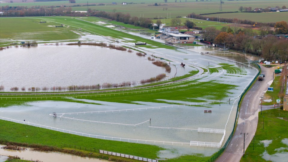 It was clear to see why no racing has been able to take place at the track