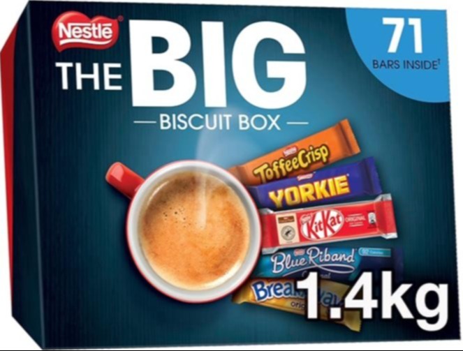 Amazon shoppers have flocked to nab Nestle's huge biscuit box with more than 70 chocolate bars inside