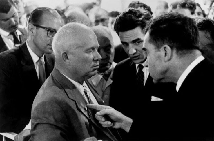 He also famously captured the infamous spat between then US Vice-President Richard Nixon and Soviet Premier Nikita Khrushchev in 1959